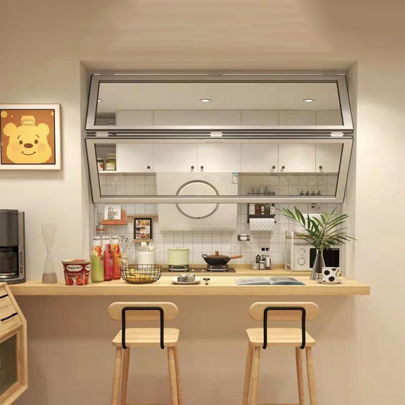 Ventanas plegables de aluminio con proceso moderno para el dormitorio