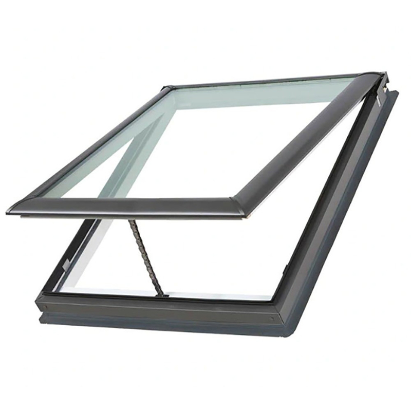 Ventana de aluminio hecha a medida con doble cristal y nivel 8 de estanqueidad al aire