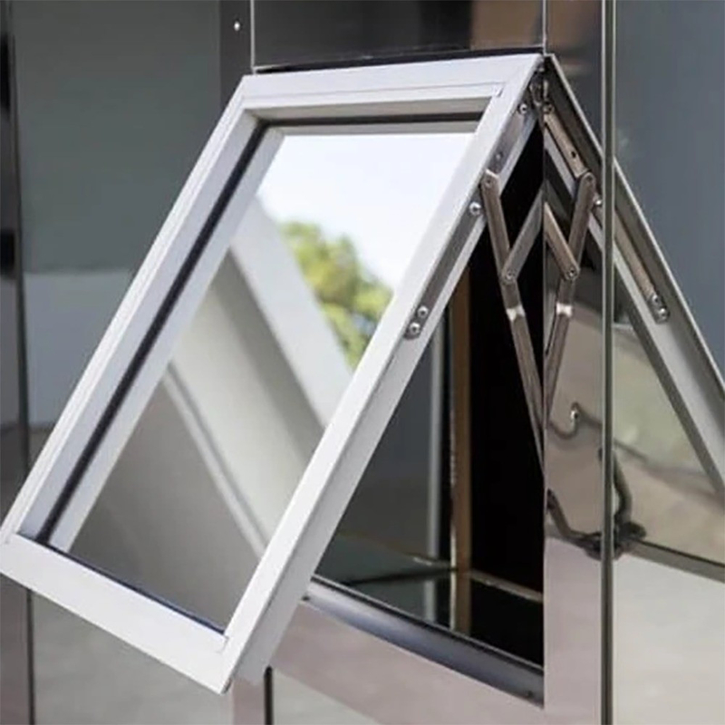 Ventana de aluminio hecha a medida con doble cristal y nivel 8 de estanqueidad al aire