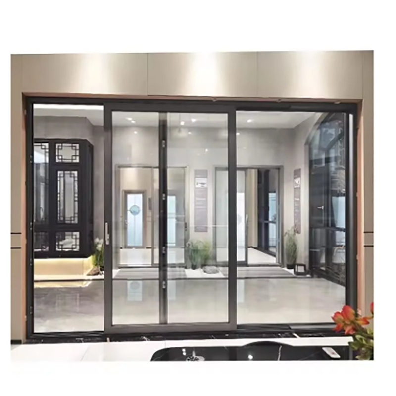 Puertas correderas de aluminio de diseño moderno con aislamiento acústico de 35 dB para residencias