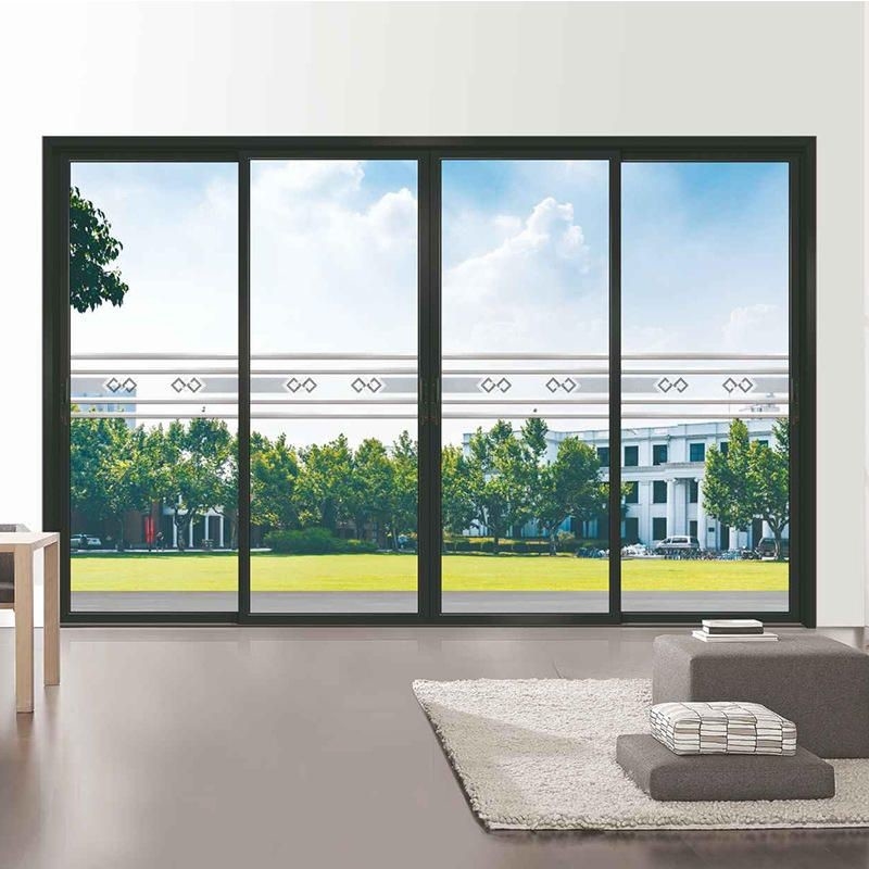 Puertas elevadoras y correderas de aluminio con acero inoxidable 304