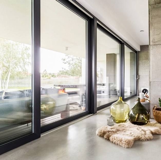 Puertas impermeables de aluminio elevadora y corredera elevadora y corredera para hogares y oficinas
