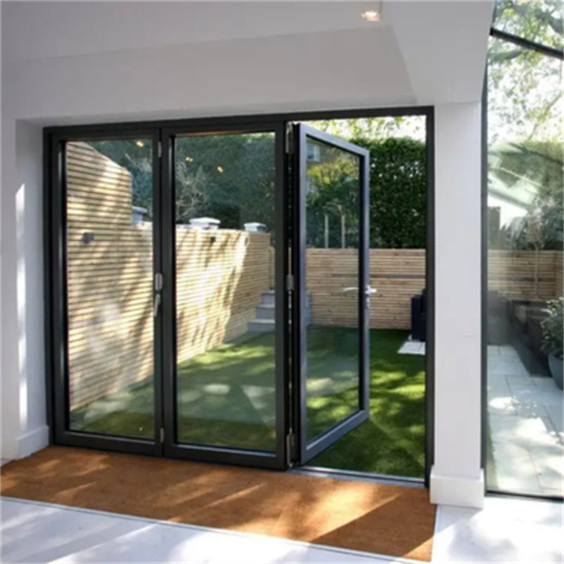 Puertas correderas de aleación de aluminio personalizables de diseño moderno con aislamiento térmico de 1.1W/ ((m2·K)