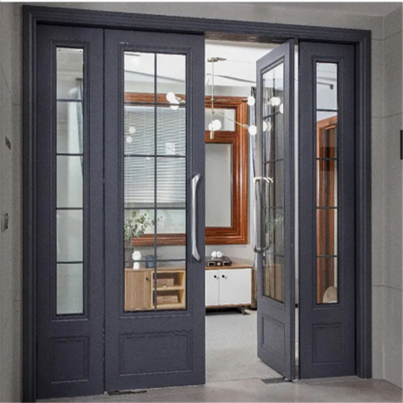 Diseño moderno Puerta impermeable de aluminio de alta calidad para distribuidores de puertas