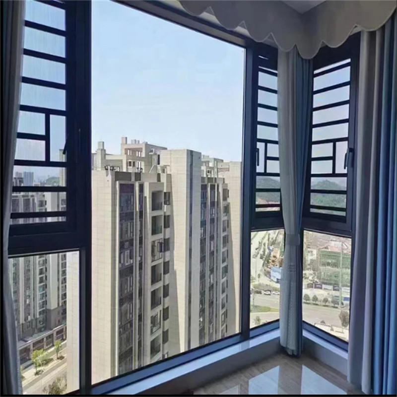 Ventana de aluminio con rotura de puente térmico y eficiencia energética, resistente a la intemperie, para uso residencial y comercial