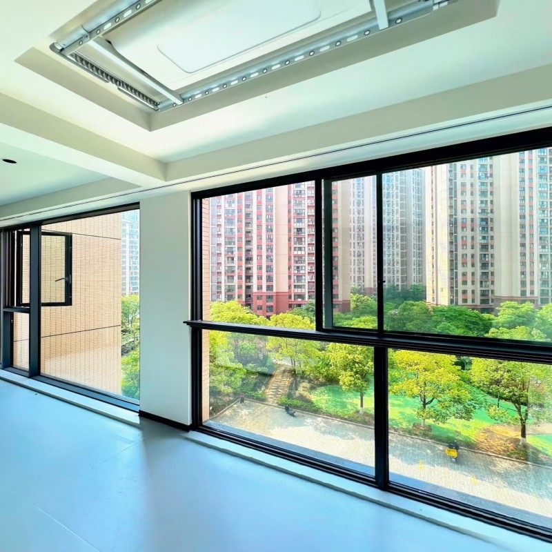 Ventana de aluminio de diseño más reciente con estanqueidad superior para espacios residenciales