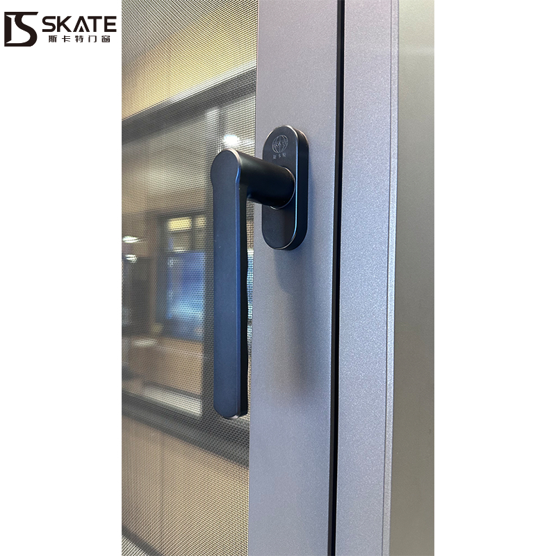 High Quality Aluminum Tilt and Turn Casement Soundproof Window with Multi-Point Locking System