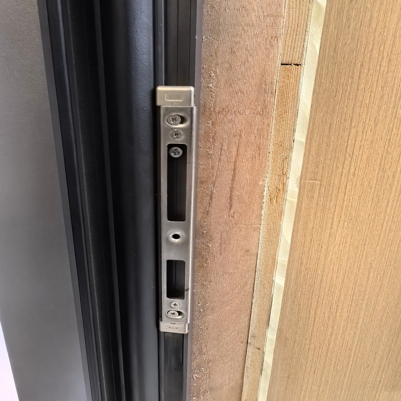 Modern Design Thermal Break Aluminum Casement Entrance Door with Long-service Life for Hotel