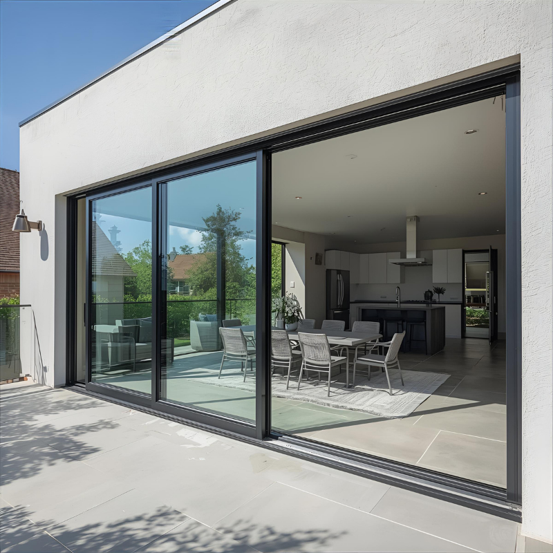 Smoothly Opening Thermal Break Aluminum Lift Sliding Exterior Door with Silent Tracks for Villa&Patio