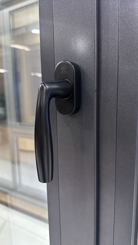 Ventana corredera de aluminio certificada NFRC con aleación de aluminio de grado de aviación 6060 T66 y banda de ruptura térmica de nylon PA66