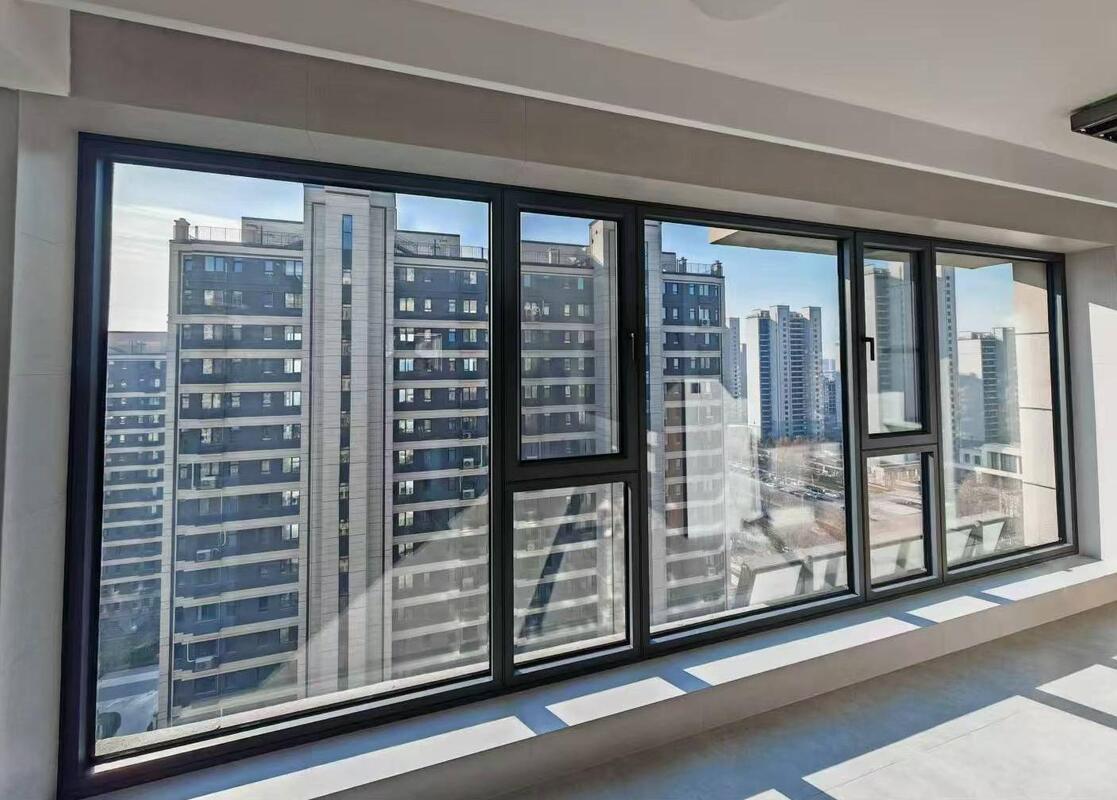 Ventana de aluminio de bajo mantenimiento con 5 años de garantía y diseño de ruptura térmica de factor U de 0.26