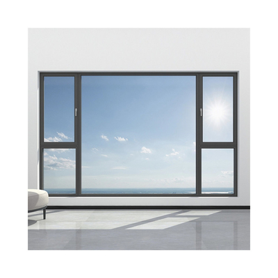 Ventanas de vidrio de aluminio de diseño moderno superior con hardware original SKATE