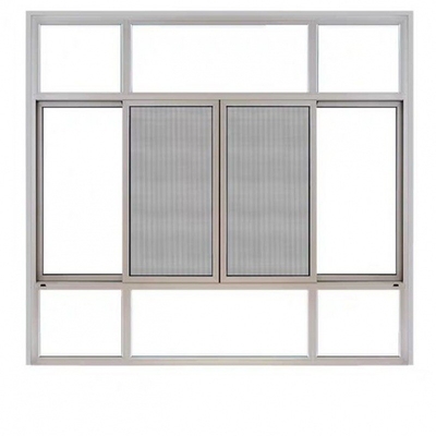 Dormitorio de aluminio de doble acristalamiento insonorizado ventanas de carcasa para el diseño de cortinas colgantes