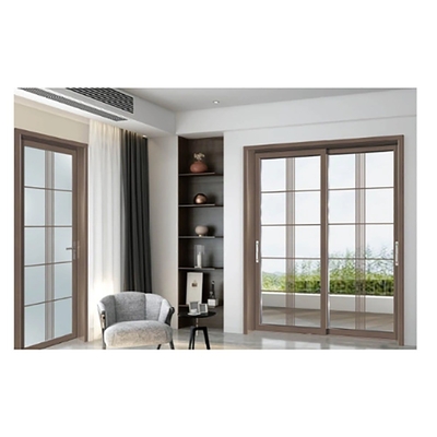 Puertas correderas de aleación de aluminio de estilo minimalista para el entorno exterior
