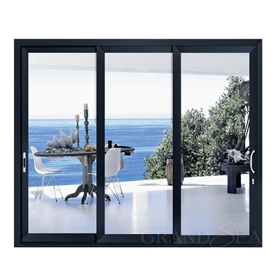 Puertas corredizas impermeables de aluminio para uso residencial y comercial