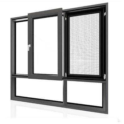 Nivel 8 de estanqueidad al aire Ventanas correderas de aluminio para hoteles Servicio de diseño de apartamentos