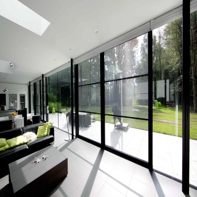 Puertas elevadoras y correderas de aluminio de primera calidad con un grosor de pared de 1,8 mm