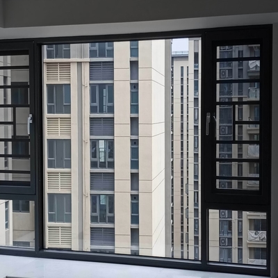 Moda Nuevo Diseño Aluminio Aluminio Casement Ventanas con 35dB de reducción de ruido