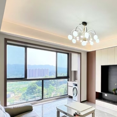 Ventanas deslizantes de aluminio con diseño de sellado de 8 vías