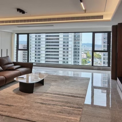 Puerta y ventana proveedor de aluminio Casement ventana insonorizada con nivel 9 resistencia a la presión del viento